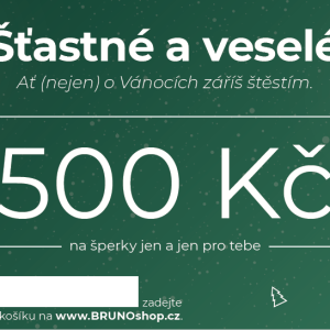 BRUNOshop.cz Elektronický poukaz VÁNOČNÍ 500 Kč